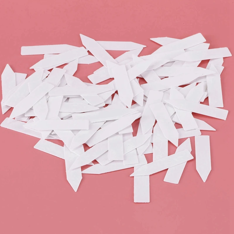 200 Pcs Reusable Pvc Plant Tag Label Tree Fruit Seedling Garden Flowerpot Plastic Label Sign Sorting Tool