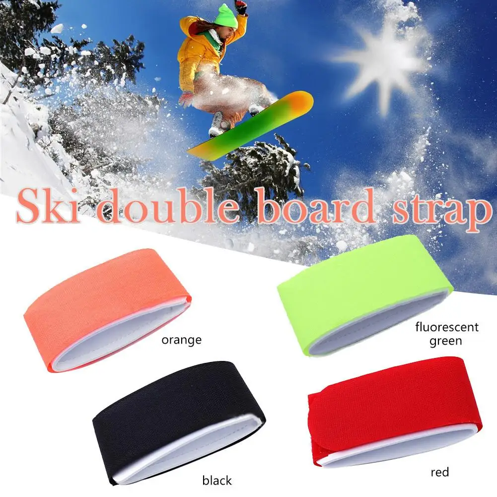 Поддержка нейлоновых крючков и петель ремень для лыжного сноуборда держатель