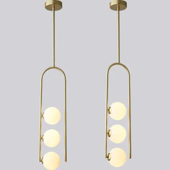 

Simple magic bean molecular lamp Nordic pendant lamp post modern style creative light luxury living room dining room lamp