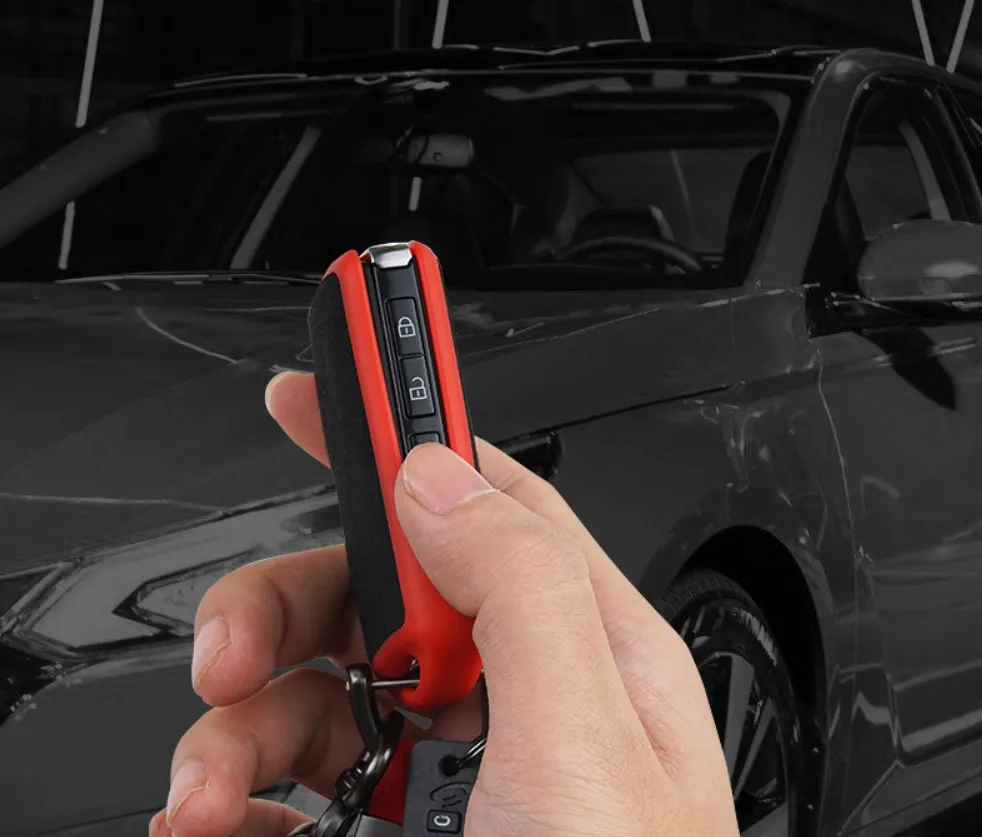 Автомобильный замшевый кожаный и силиконовый чехол для ключей для Mazda 3 Alexa CX4 CX5 CX8 смарт-брелок аксессуары для ключей