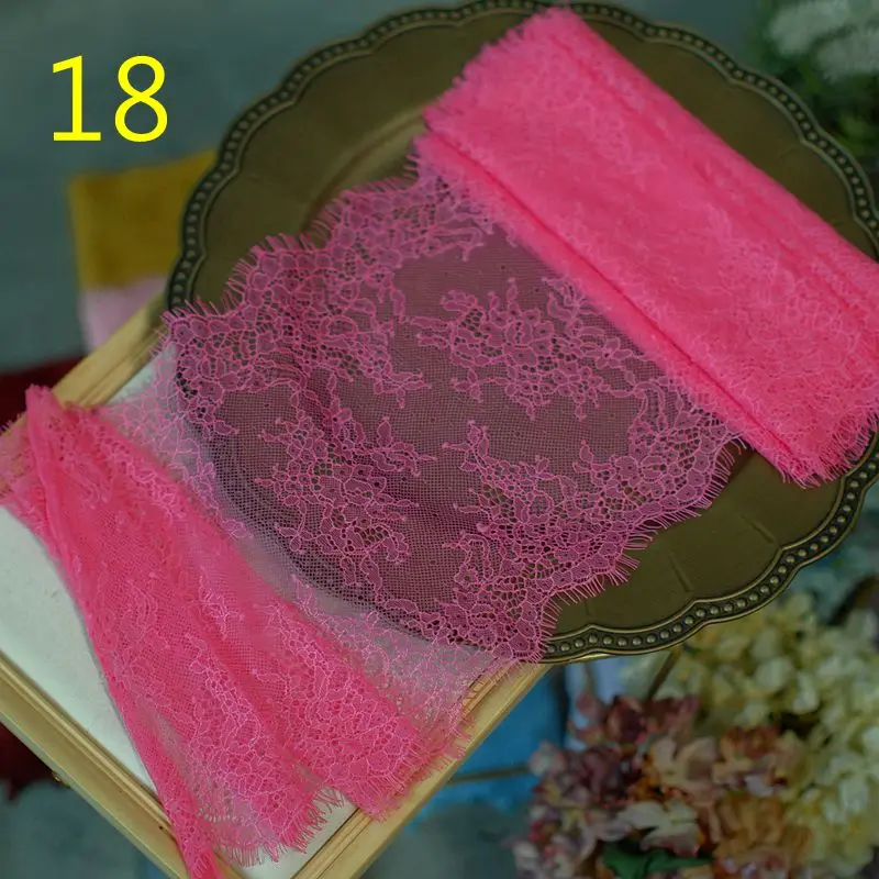 Handmade DIY Eyelash Lace Trimming 3meters/lot 20cm Width