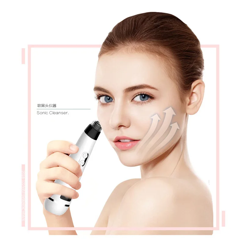 

Amazon Hot Sales Electric Blackhead Removal Device USB Pore Cleaner Facial Part Acne Exfoliating Scrub Beauty Instrument