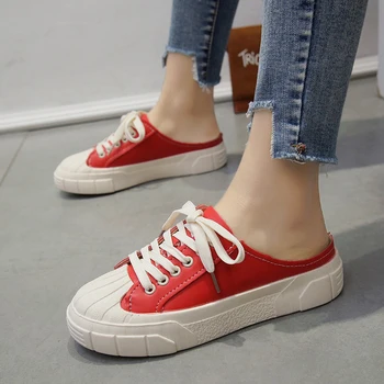 

Summer Shoes Ladies Round Toe Slip-on Mixed Colors Casual Female Sneakers 2020 Fashion Women's Clogs Platform Flats All-Match