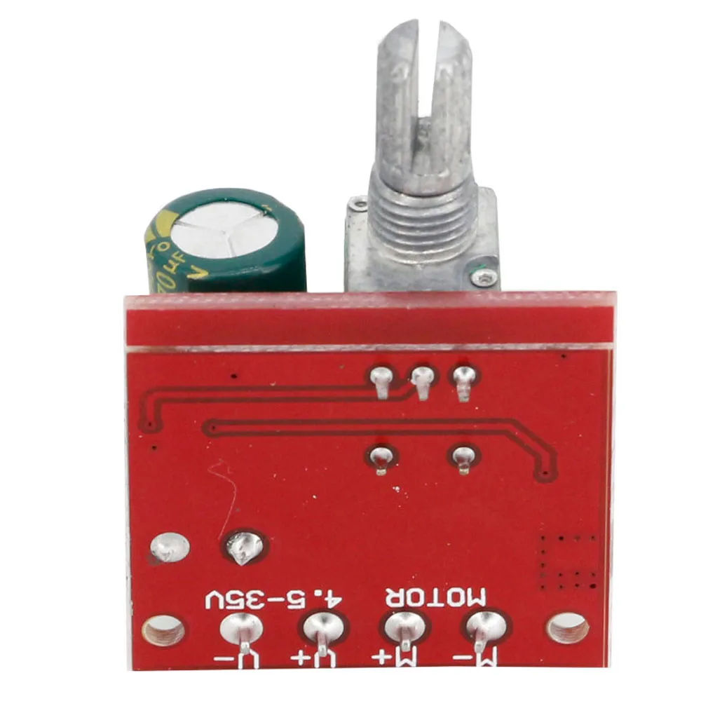 PWM DC Motor Speed Regulator 5V-35V Speed Switch 5A Adjustable Regulator Control Governor Switch LED Dimmer DC Motor Speed Controller