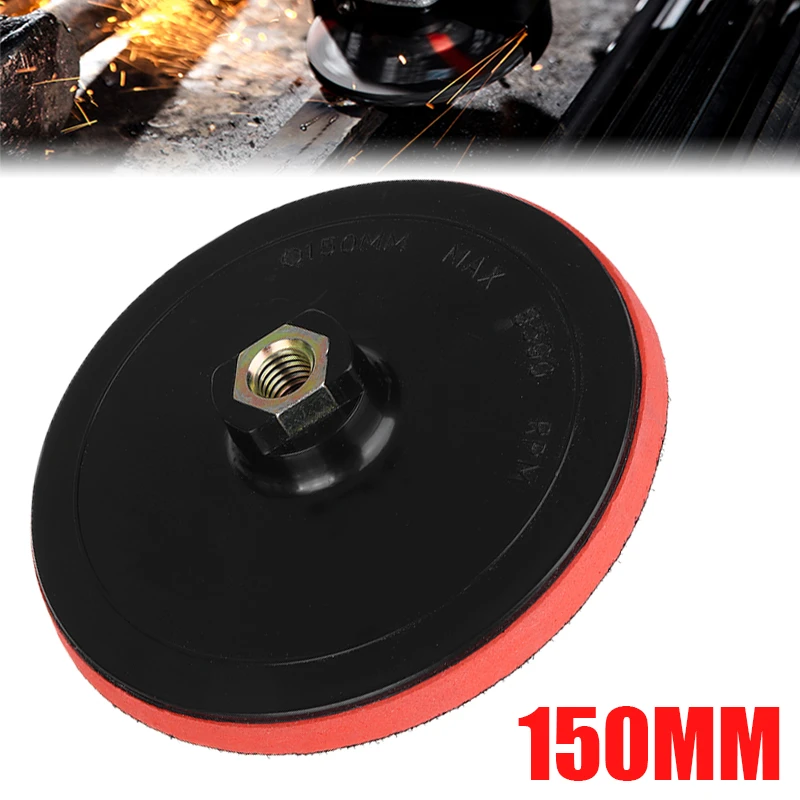 Wang shufang WSF-Adapters 1pc 4 Inch 100mm Diameter Rubber Backing Pad Sanding Pad M14 for Angle Grinder Polishing Machine Grinding Disc Wang shufang WSF-Adapters 1pc 4 Inch 100mm Diameter Rubber Backing Pad Sanding Pad M14 for Angle Grinder Polishing Machine Grinding Disc
