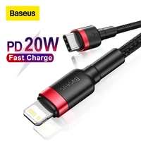 Baseus-Cable USB tipo C de carga rápida para iPhone, Cable de datos, PD, 18W, 20W, 12, 11, 8