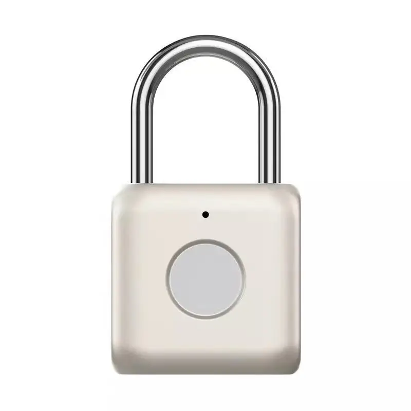 Xiaomi USB Перезаряжаемый умный Keyless электронный замок с отпечатком пальца домашняя Противоугонная защита замок двери багажный замок для чемодана - Color: Gold