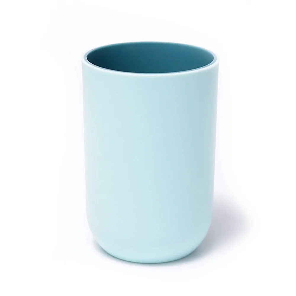 Креативная двухцветная чашка для полоскания рта матовая домашняя чашка для мытья пара простая мягкая пластиковая чашка для зубной щетки