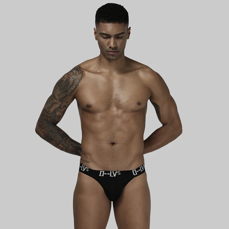 Brand Men Underwear Sexy Gay Jockstrap Cotton Male Panties Cueca Thong G-String Breathable U Convex For |