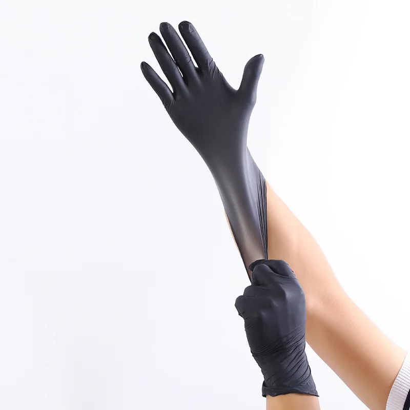

Nitrile 100Pcs Glove High Quality Disposable Stretch Gloves Cleaning Tools Laboratory Protective Jobs Medical Food Grade Thicken