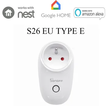 

Sonoff Europe S26E Fund Wifi Intelligence Timing Long-range Switch Spirit Voice Intelligence Socket