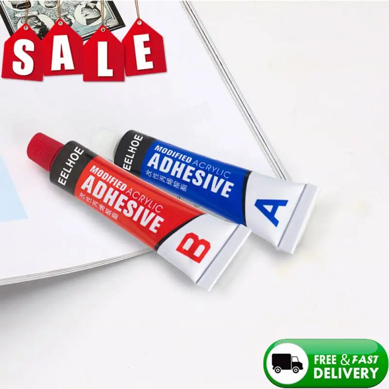 2PCS 20g AB Metal Repairing Adhesive Super Glue Iron Steel Auto