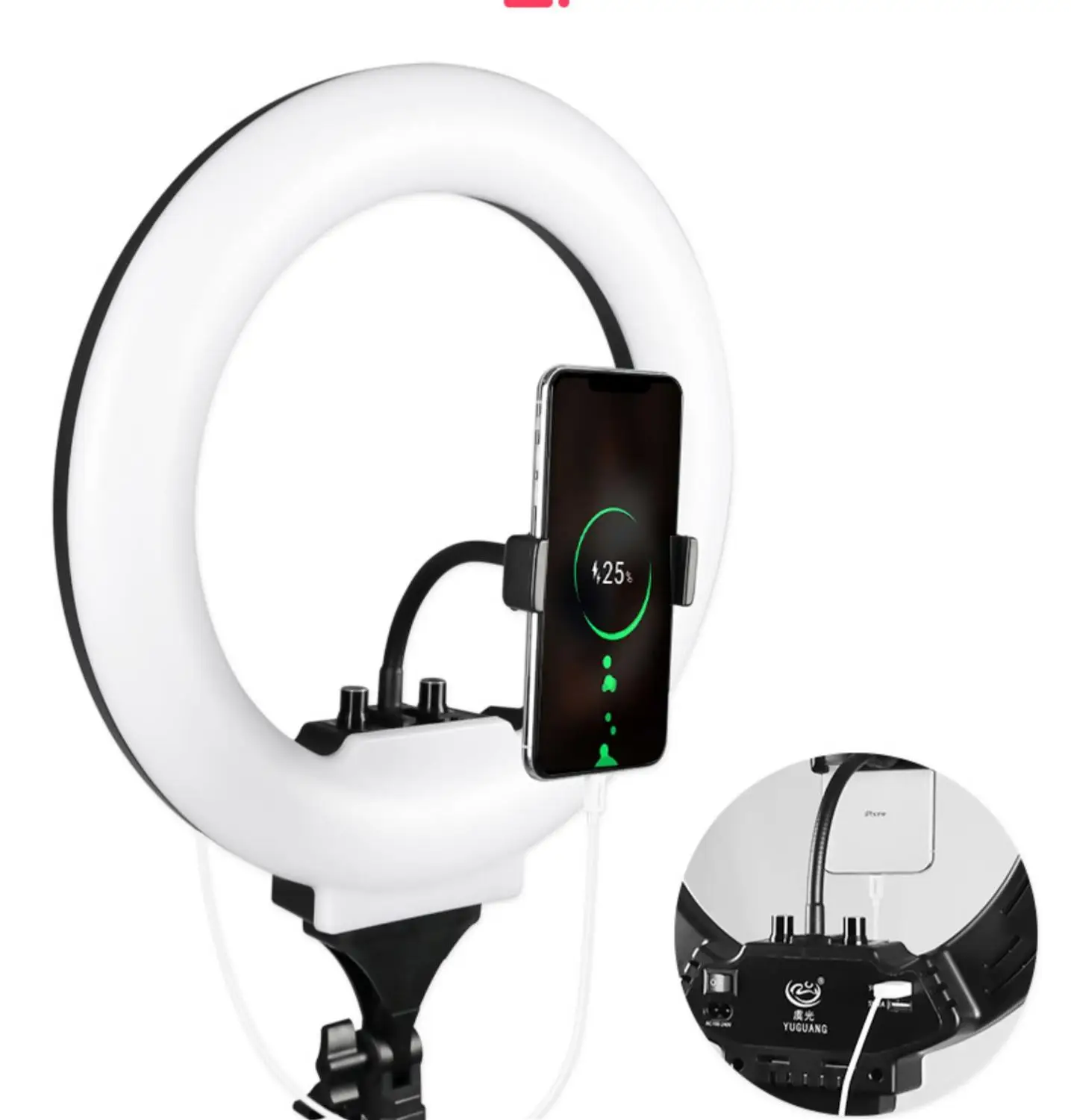 

Photo LED Selfie Stick Ring Fill Light 12inch Dimmable Camera Phone Ring Lamp With Stand Tripod For Makeup Video Live Studio