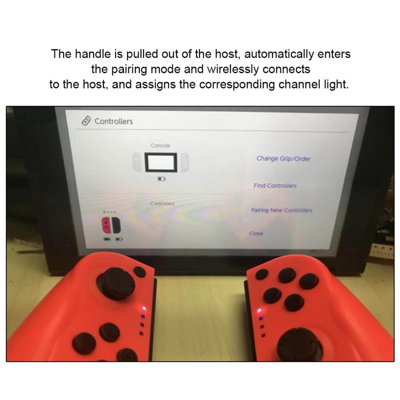 Беспроводной игровой контроллер Bluetooth подходит для ручек Ns Joy-Con(L/R) поддерживает проводной/беспроводной джойстик подключения