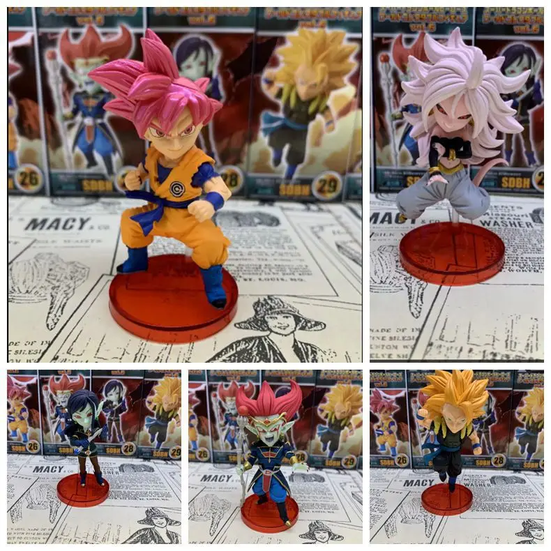 Аниме Dragon Ball Z Migatte No Gokui Сон Гоку Супер Saiyan роза леди Буу WCF ПВХ фигурка Коллекция Модель Детские игрушки кукла