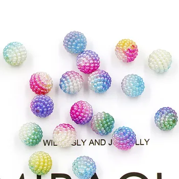 

10Pcs Slime Charm Colorful Myrica Rubra Slime Accessories Beads Making Supplies With Drawstring Pouch For DIY Crafts Scrapbooki