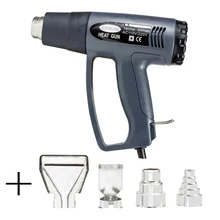 Тепловая воздуходувка Тепловая пушка тиснение горячий воздушный пистолет для быстрой термоусадочной плавной температуры регулируемая 220 В дешевая Прямая поставка