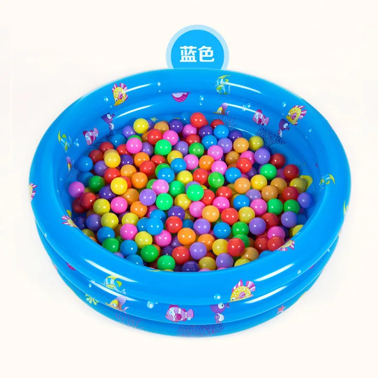 

Schaller 90/110/130 Cm Zhensanhuan Bubble Bottom Inflatable Children Crystal Pool Baby Marine Ball Paddling Pool