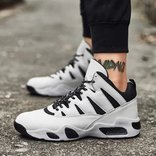 Дышащая мужская Баскетбольная Обувь Lebron, парные высокие баскетбольные ботинки Jordan, мужские амортизирующие кроссовки, мужская Уличная обувь