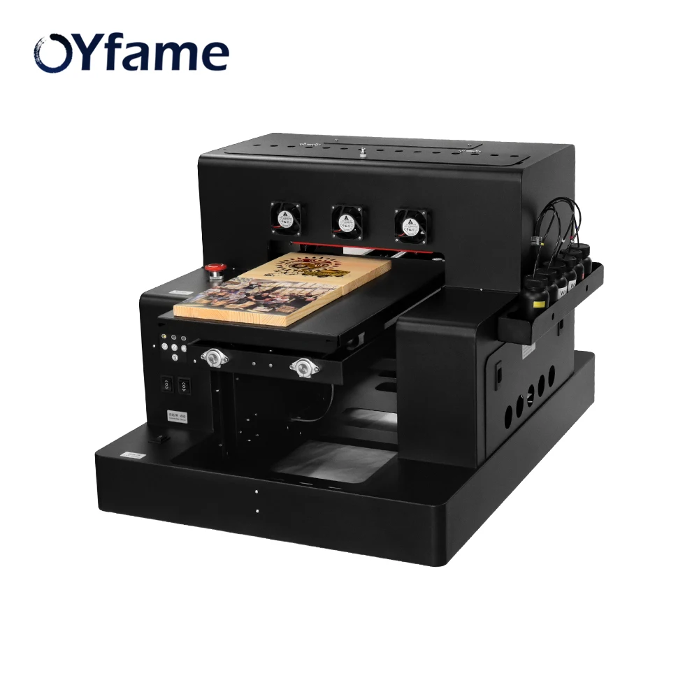 OYfame A3 УФ принтер светодиодный планшетный печатная машина для печати на бутылке
