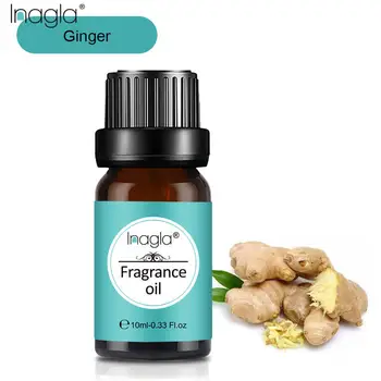 

Inagla Ginger Fragrance Essential Oils 10ml Pure Plant Fruit Oil For Aromatic Aromatherapy Diffusers Mandarin Baby Powder Oil