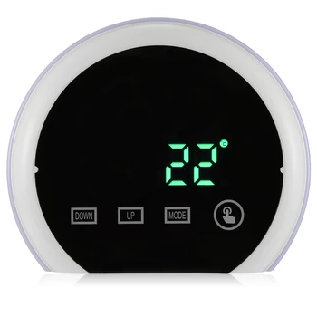 

New TS - S22 Multifunctional LED Mirror Clock Alarm Time Temperature Mirror Clock Table Desk Clock Snooze RGB Night despertador