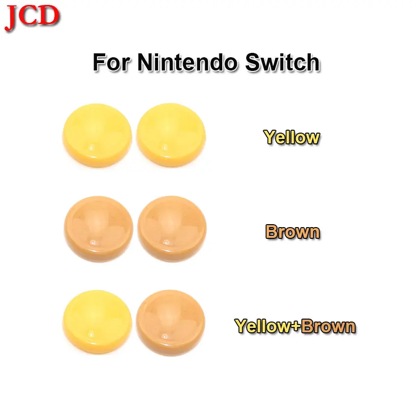 JCD 2pcs For Nintendo Switch NS Joy-Con Controller Analog Thumb Stick Grip Cap Skin Thumbstick Joystick Cover Cap