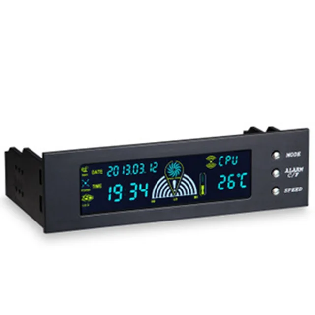 Regolatore Ventola PC Con LCD - Controllo Temperatura CPU, Per 5 Ventole, Termostato - Foto 7