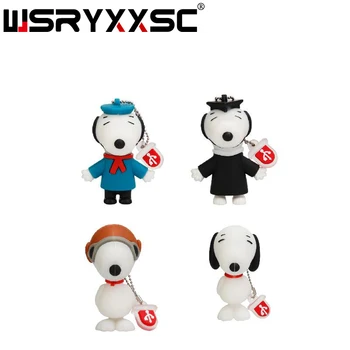

Wsryxxsc Cartoon Dog Usb Flash Drive Waterproof Flash Drive 64gb 32gb 16gb 8gb 4gb High Speed Flash Drive Key Real Capacity