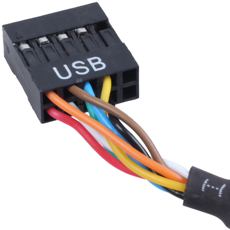 Черный USB 2,0 9 контактный разъем для USB 3,0 20 контактный разъем кабель разъем адаптера