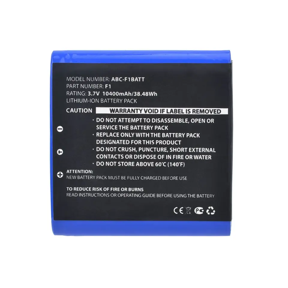 Batteria Ricaricabile Per Pure ChargePAK F1 | 12000mAh 3.7V Li-Ion | Sostituzione Per Radio Digitale
