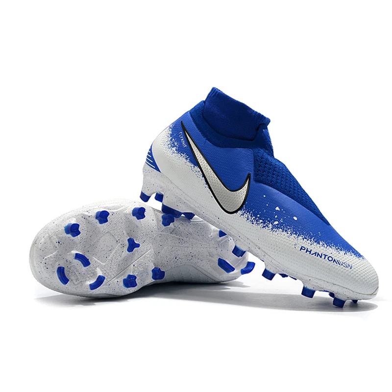 Nike Phantom VSN тени Elite DF FG Футбол бутсы кроссовки Для мужчин футбольные бутсы с волнообразным краем; Zapatos De Futbol Hombre Nike Бутсы; большие размеры 39-45