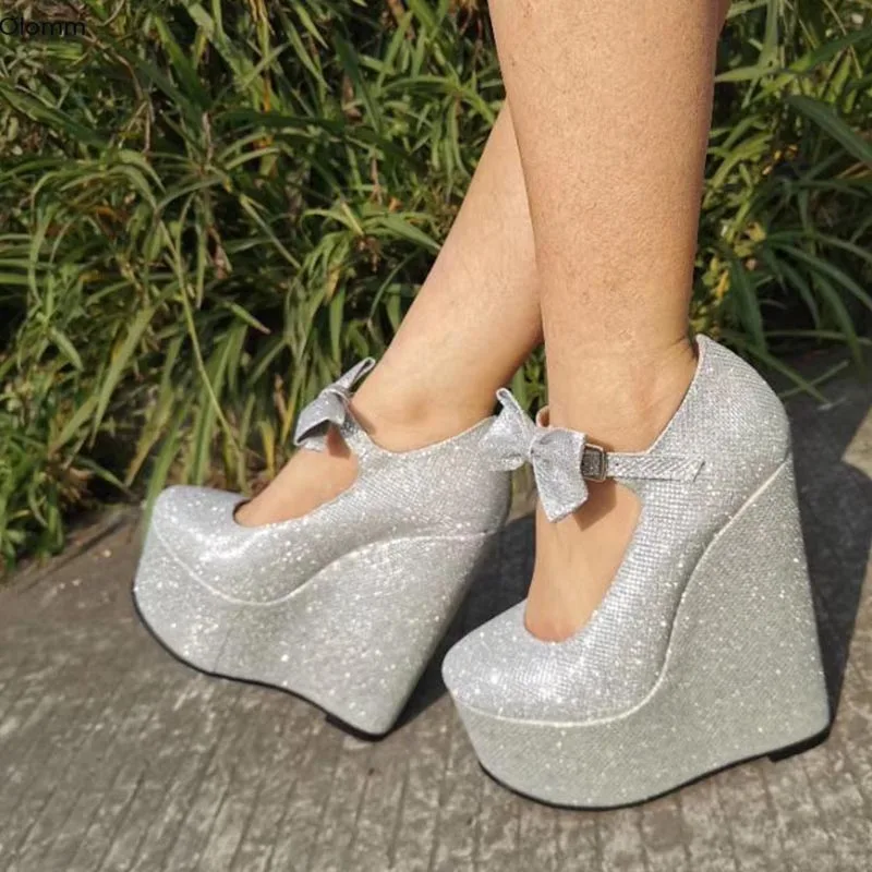 silver pumps size 5