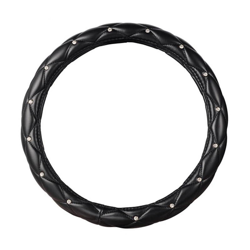 Горный хрусталь украшения чехол рулевого колеса автомобиля розовый красный