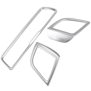 

3X Auto Car Console Air Condition Vent Outlet Trim Cover Styling Sticker Fit for Mazda 3 Axela 2014-2016 Interior Accessories