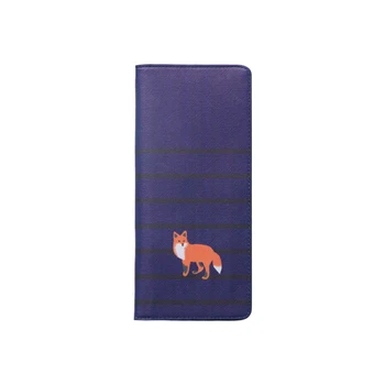 

Cute Animal Prints PU Leather Women's Travel Passport Wallet Long Type Bifold Hasp Opening Passport and Air Tickets Cases