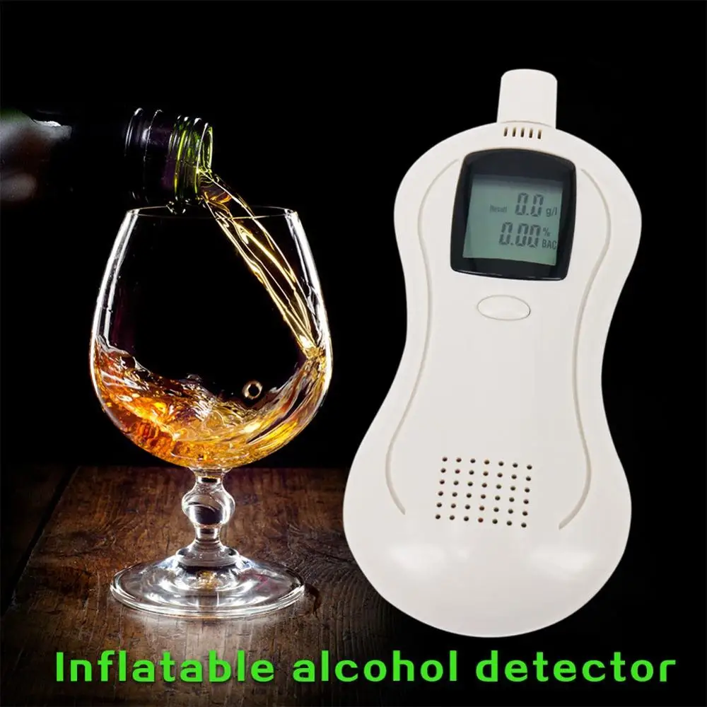 For Personal Professional Use Portable Alcohol Tester LED Screen Breath Breathalyzer