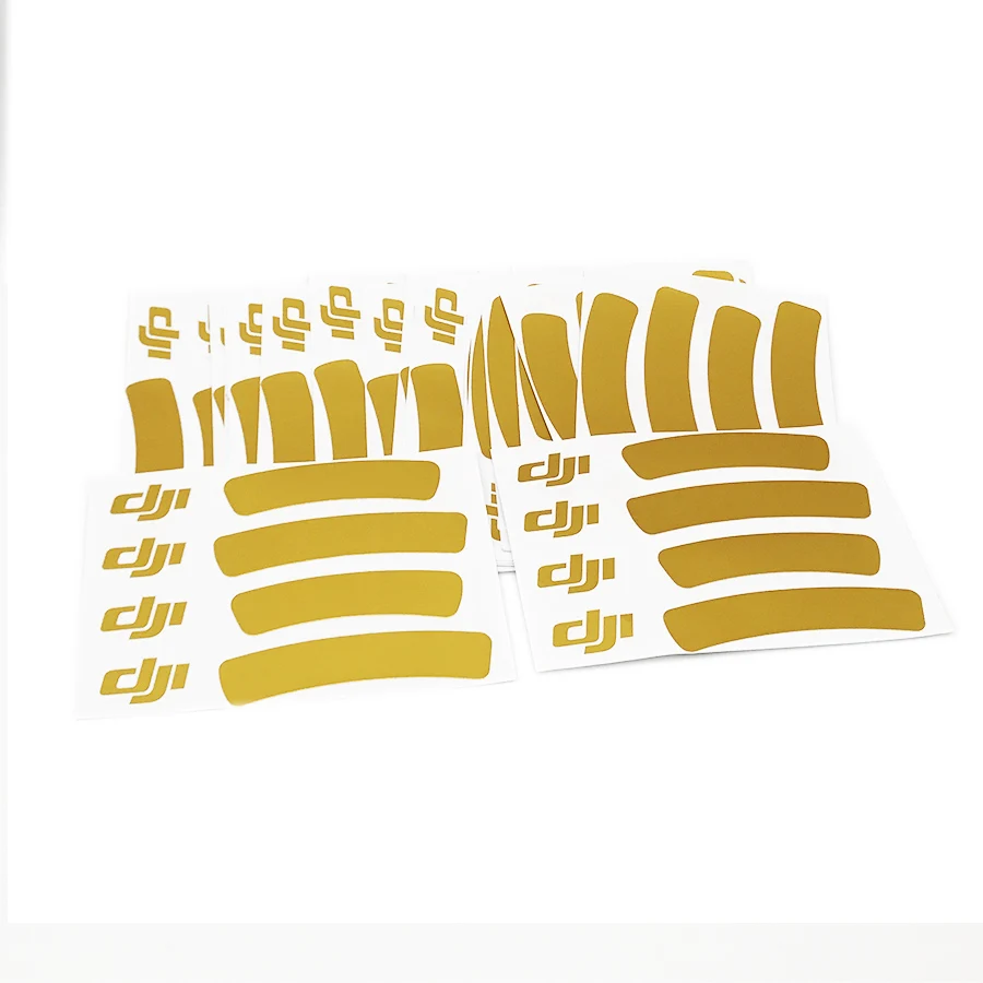 Комплект из 3 предметов, для Phantom 3 аксессуар Золотой наклейки/Arm Стикеры для DJI Phantom 1/2/3 Универсальный наклейка на жилье P3 наклейка/Стикеры