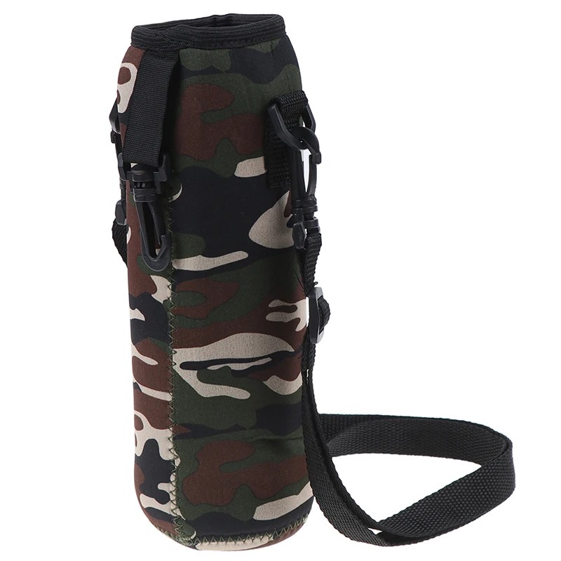 1000ml Tactical Water Bottle Holder Pouch Military Kettle Bag Camping