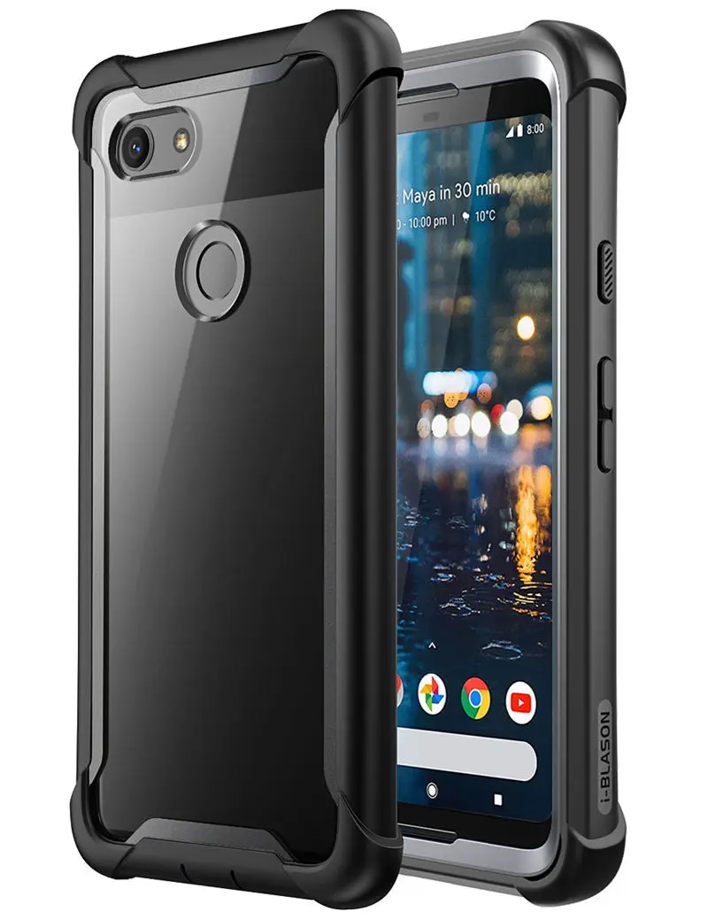 I-BLASON для Google Pixel 3 Чехол 5,5 дюймов серия Ares полный корпус Прочный Прозрачный Бампер чехол со встроенной защитной пленкой