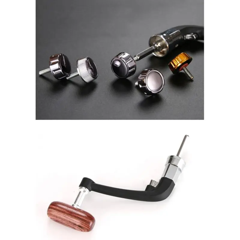 Fishing Reel Handle Universal Folding Rocker Arm Grip Replacement