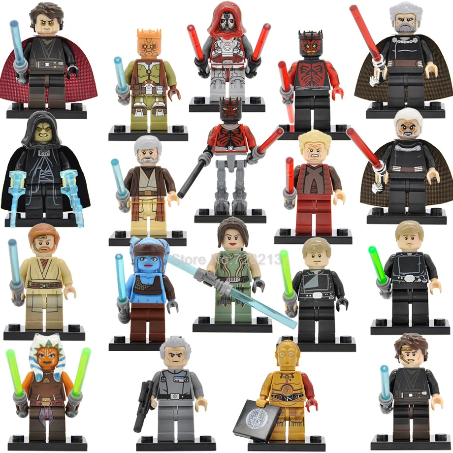 

Single Starwars Moff Figure Darth Vader Maul Sidious Luke Aayla Secura Palpatine Darth Sidious Building Blocks Toy Legoing