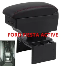 Для FORD FIESTA активный подлокотник коробка usb зарядка повышение двухслойный