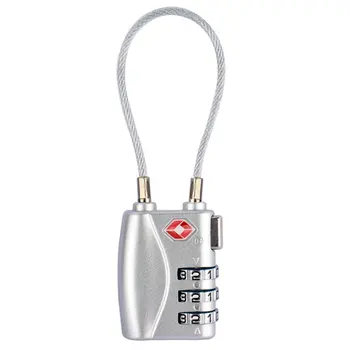 

TSA719 3 Digit Password Lock Gym School Locker Security Lock Suitcase Luggage Coded Lock Cupboard Cabinet Locker Padlock