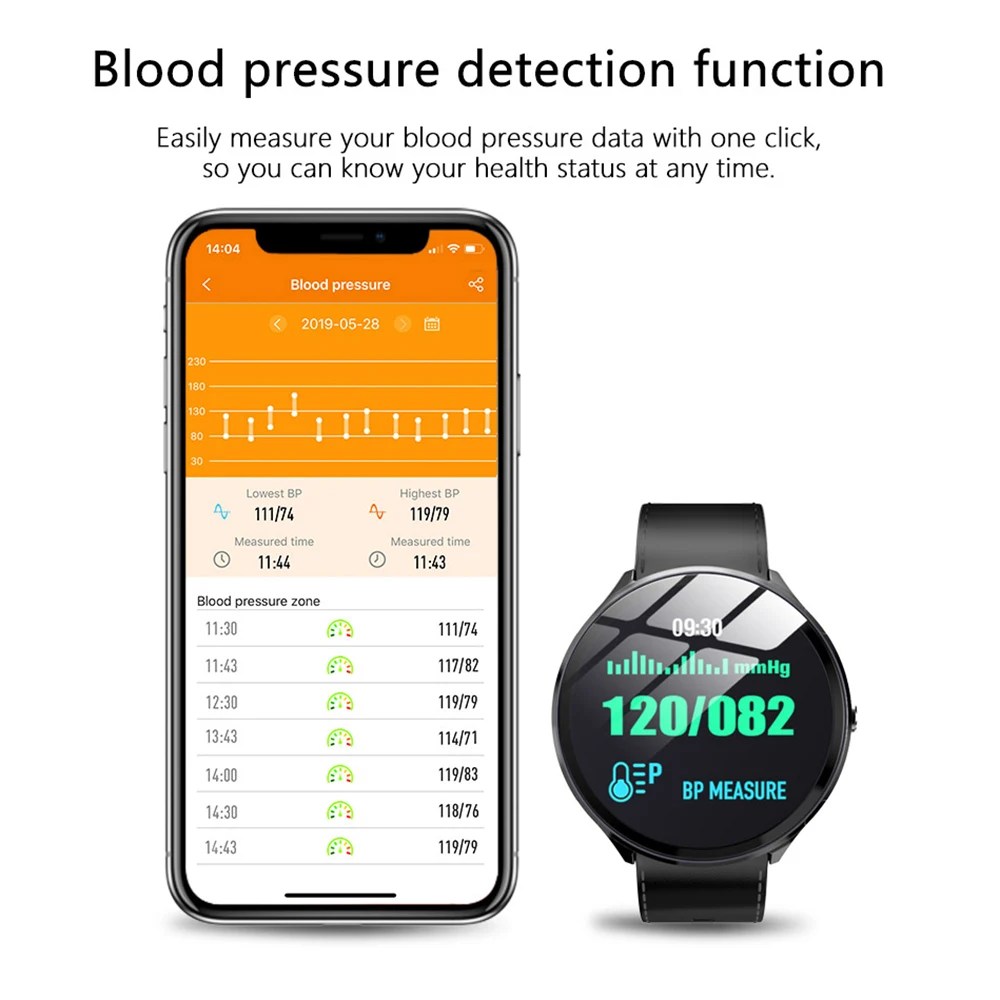 V12 1.3 inch touch screen bracelet Heart rate monitor Blood pressure Health wristband smart watch men Sportwatch fitness tracker