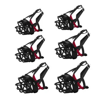 

VKTECH Pet Dogs Products Pet Muzzle Plastic Anti Bark Bite Mouth Straps Mask Training for Large Dogs Wearing Comfort Mouth Mask