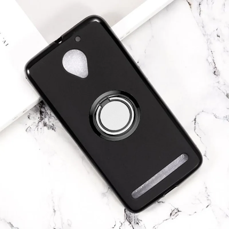 Для Lenovo Vibe C2 заднее кольцо держатель Кронштейн чехол для телефона ТПУ Мягкие