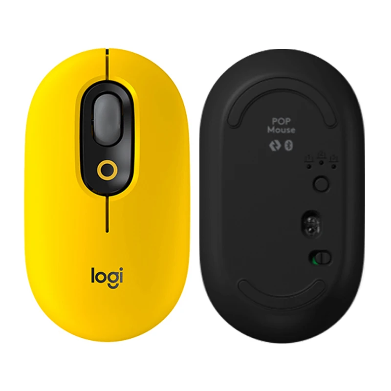 Logitech POP Mouse Wireless Bluetooth Silent High Precision Optical  Tracking Mice ipad Notebook Office Portable Cute Personality - AliExpress