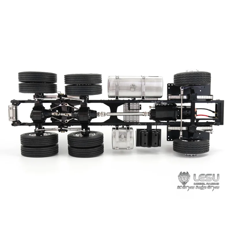 1/14 RC LESU 6X4 MAN Металлическое шасси для трактора TAMIYA