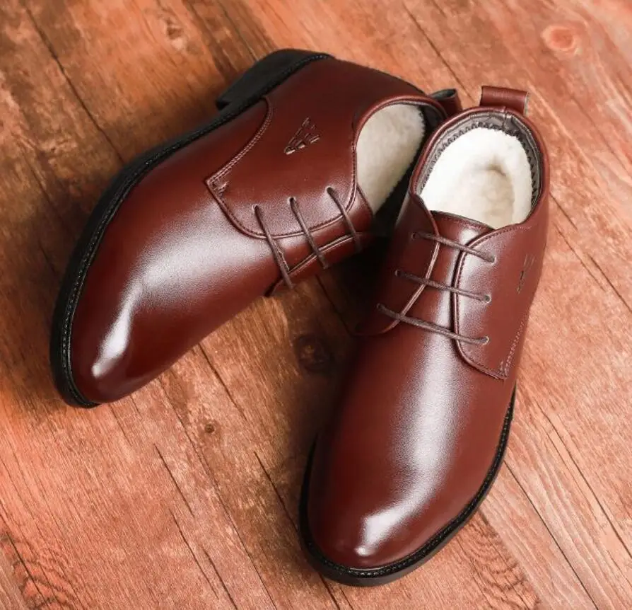 Роскошные зимние очень теплые мужские зимние ботинки из натуральной кожи; Мужская обувь; высококачественные Мужские Винтажные ботинки в британском стиле в стиле милитари; erkek bot bota